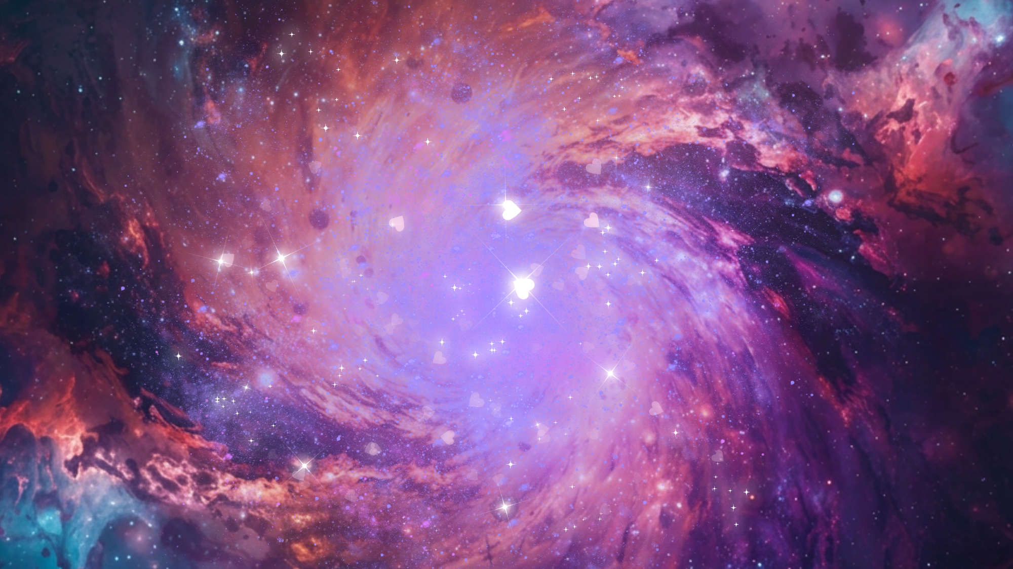 An ilustration of dark photon-dark matter filling the early universe