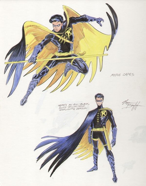 Tim Drake design proposal by Norm Breyfogle