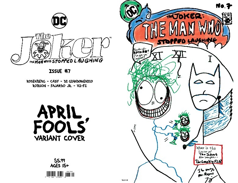 Joker Batman stick figure cover